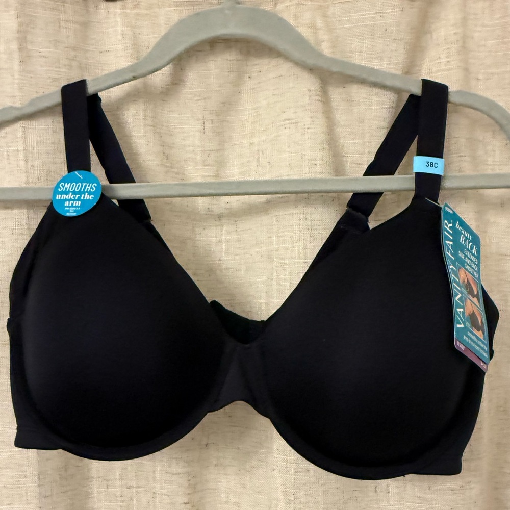 Vanity Fair Black Underwire Bra